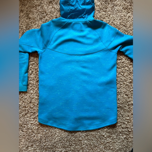 Blue Nike Tech Fleece Hoodie Jacket - Picture 2 of 7